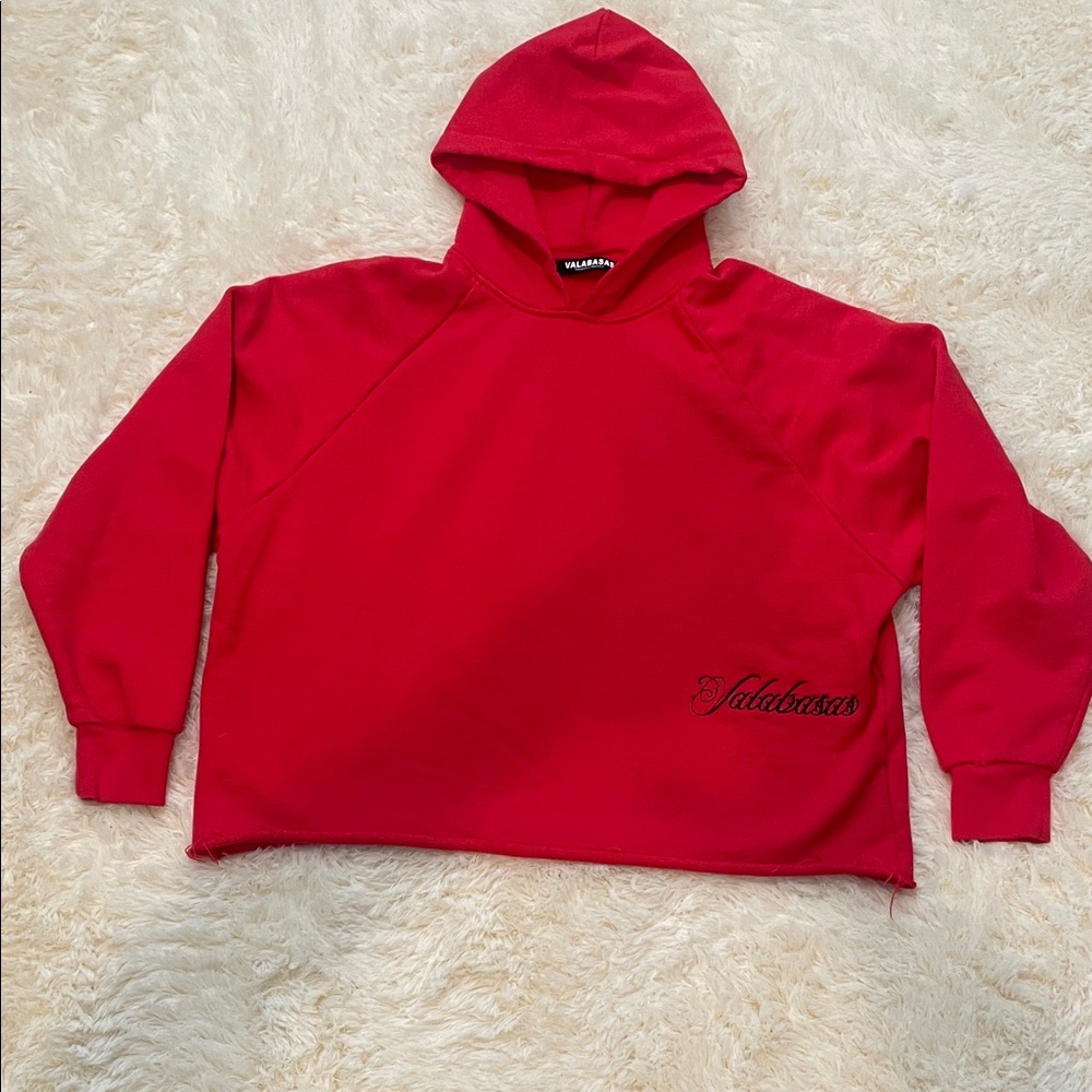 Valabasas Women's Bold Red‎ Hoodie Sweater
